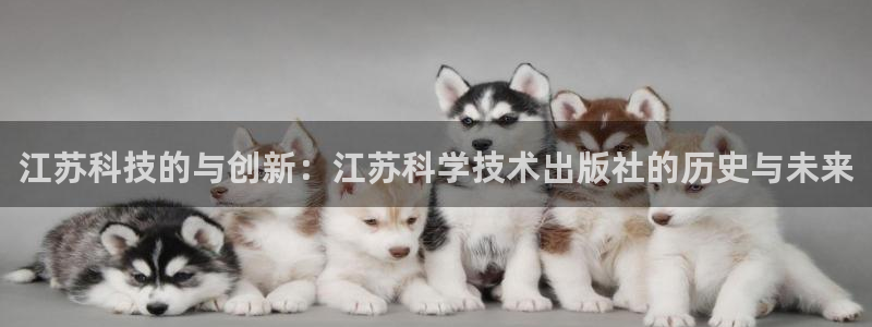 江苏科技的与创新：江苏科学技术出版社的历史与未来